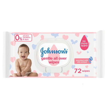Johnson's® Baby Wipes 72 Pcs